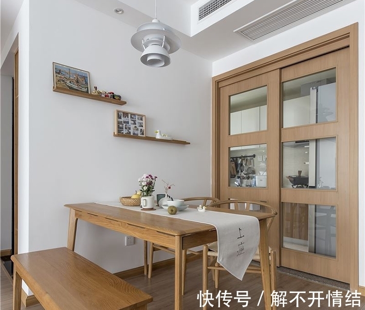 舒适|125㎡薄荷绿装修，三室两厅，清爽美丽