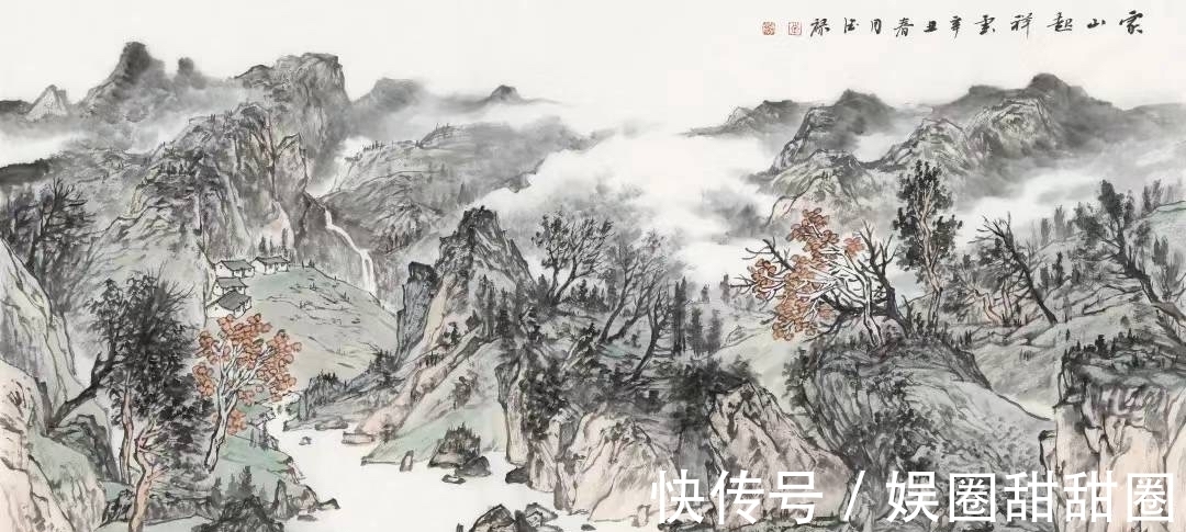 幅幅|李德禄山水画作品集,幅幅都美不胜收、气势磅礴