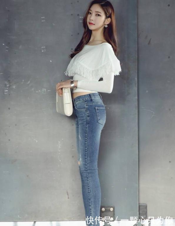 紧身裤 一条简单的牛仔裤，让你找到自信，做女神其实很简单
