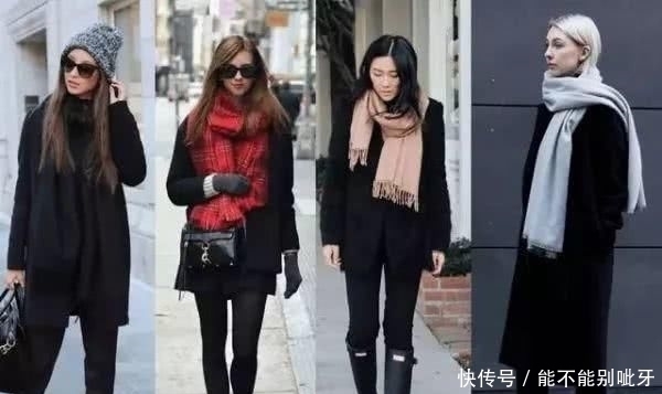 围巾搭配小心机,这个秋冬时髦和温暖全都有了