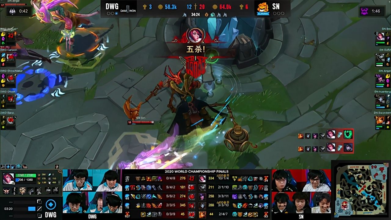 打出一波2|神“bin”降世！阿Bin剑姬五杀杀穿DWG，骚粉狮子狗绝了