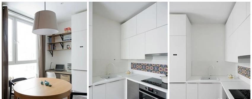 盒子|35㎡小公寓,夫妻俩把床抬高1米后睡在“盒子”里?这设计够巧妙