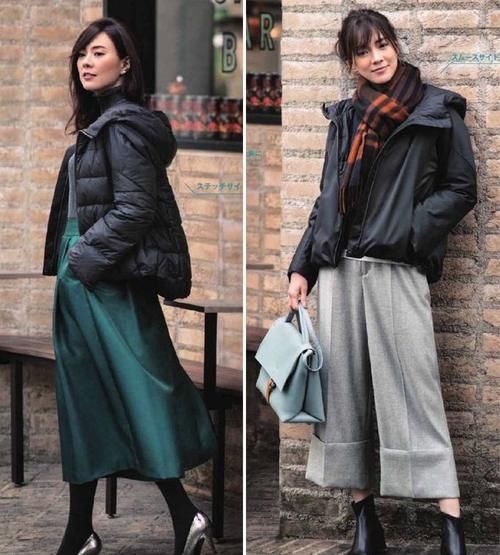  穿衣|真正会穿衣的女人，“羽绒”外套也能穿出名媛风，搭配技巧学起来
