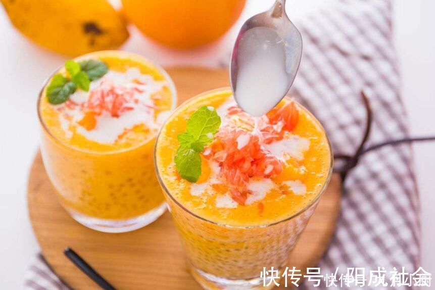 杨枝甘露|孩子爱喝“杨枝甘露”,20一杯太贵!自己做花5元,比买的好喝