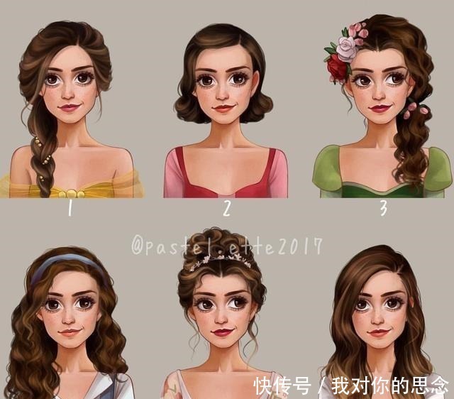 迪士尼公主|迪士尼公主的“不同发型”,双马尾艾莎年轻十岁,长发公主变辣妹