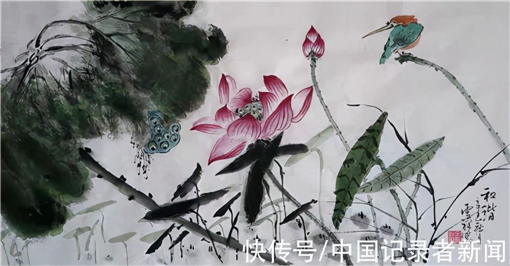 书画$“荷花的别样精彩”记书画爱好者金云祥