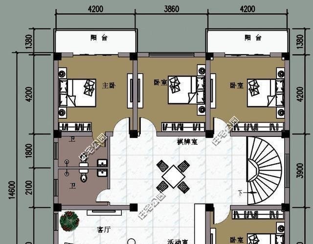 平面|实拍10省农村别墅,第4套、第7套经典又耐看,建第3套18万就够了