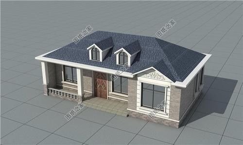 x2|农村一层小户型别墅,沉稳大气的设计,父母老人都喜欢