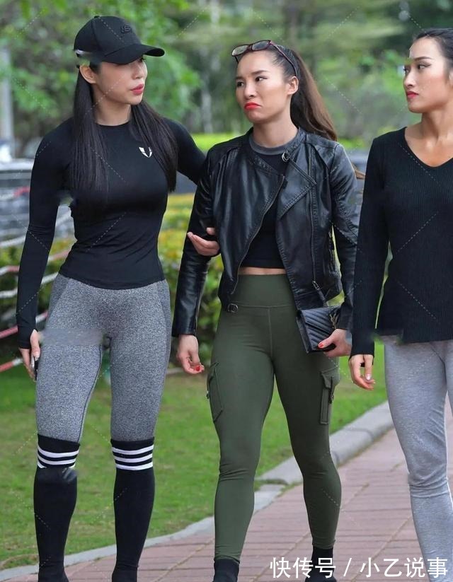 漏斗型 “漏斗型”身材的瑜伽裤美女,用心挑选出合身的版型,气质优雅!