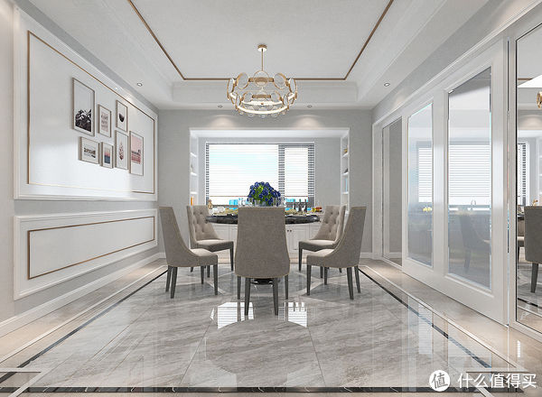 精致|256㎡现代轻奢风，精致、简约的设计往往更加的适合生活，这就是家