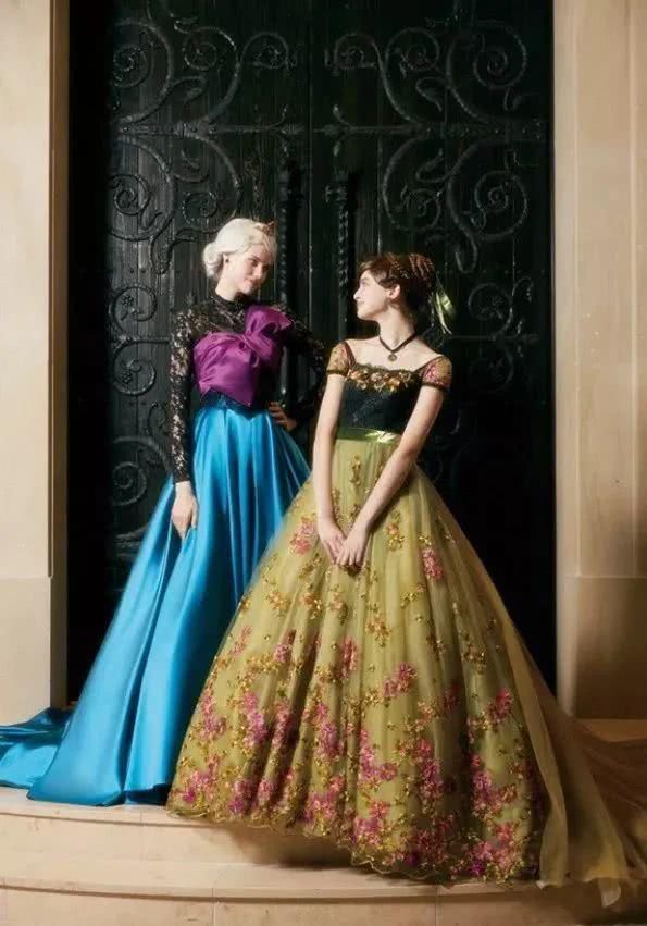 把冰雪奇缘做成婚纱这些迪士尼公主穿的婚纱裙也太好看了