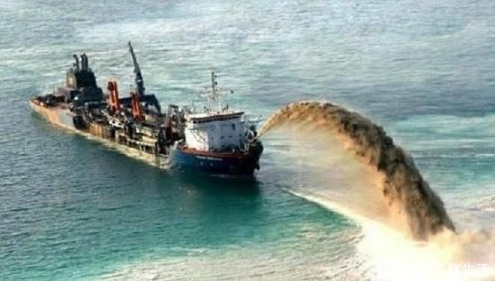 我国又一项超级工程，“吹沙填海”造人工岛，不久后将对外开放