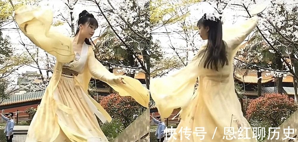 汉服|汉服“转圈圈”,逃过“三米成桶”,逃过“六米成摆”,却败给它