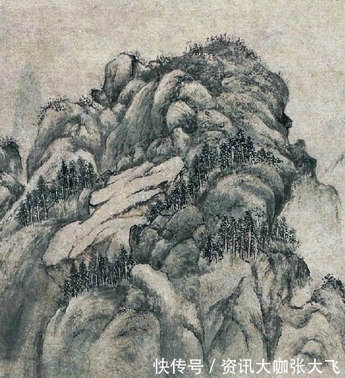 文人$文徵明弟子,爱画山林野趣,居节绘《溪山草亭》