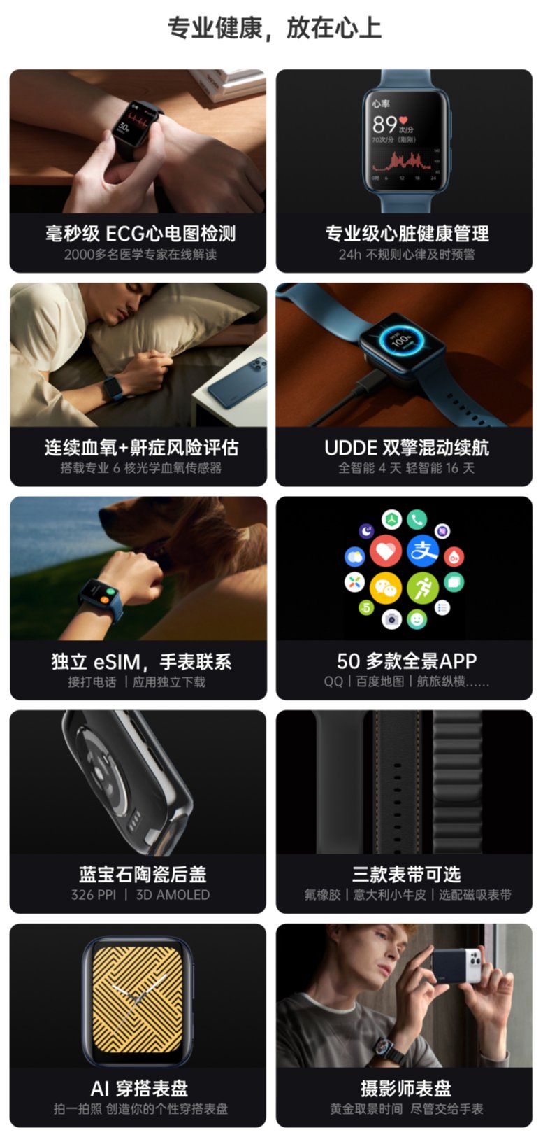 ecg|OPPO Watch 2 ECG 版今日正式开售，首销价 2299 元