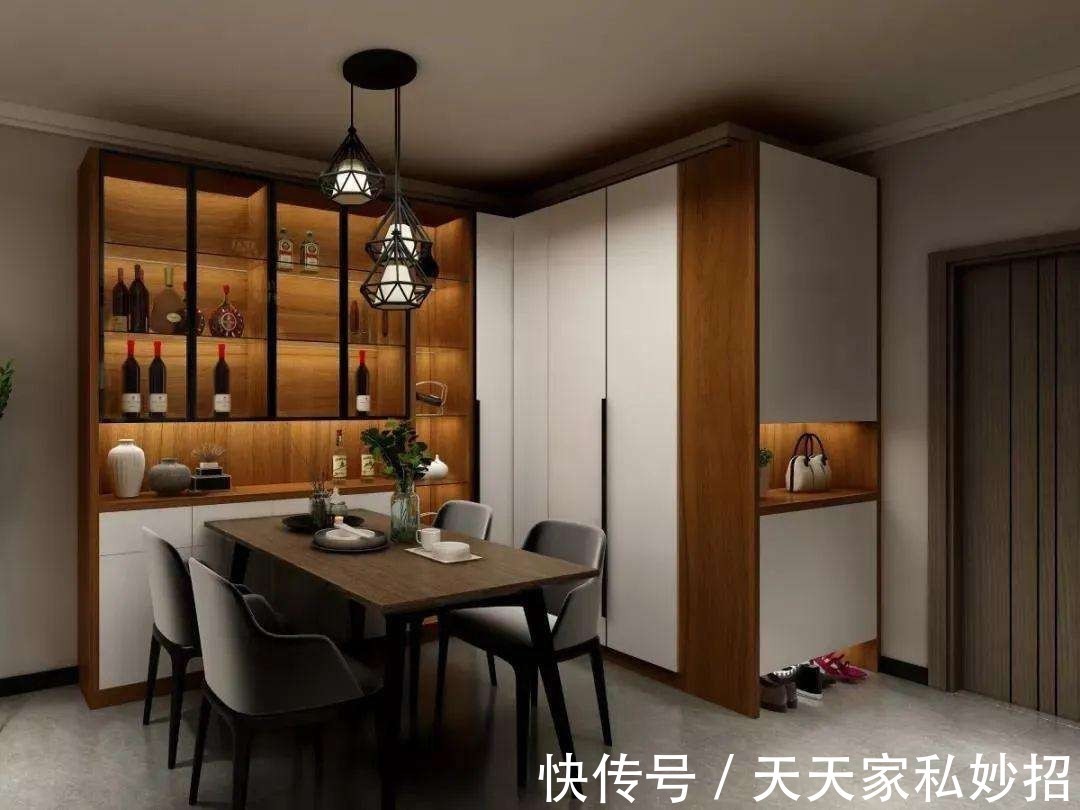 餐边柜|说句实话,餐厅最不能少的东西就是餐边柜,到顶一排,好看又实用