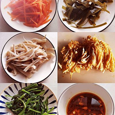 凉拌菜|家常五彩凉拌菜