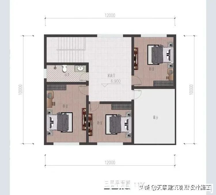 别墅|四川南充三层欧式别墅图纸 农村盖洋房别墅图 建别墅施工图纸