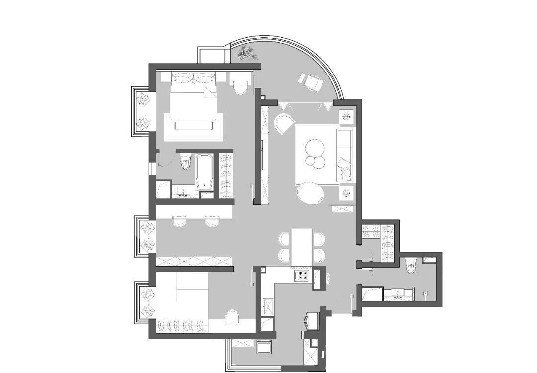简约风|小夫妻的大三居美宅,现代简约风清新时尚,休闲阳台太赞了,羡慕