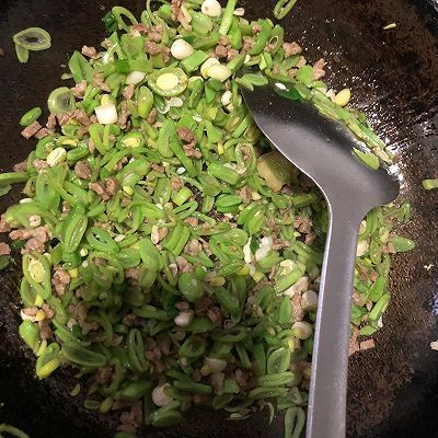 豆角|肉沫豆角打卤面