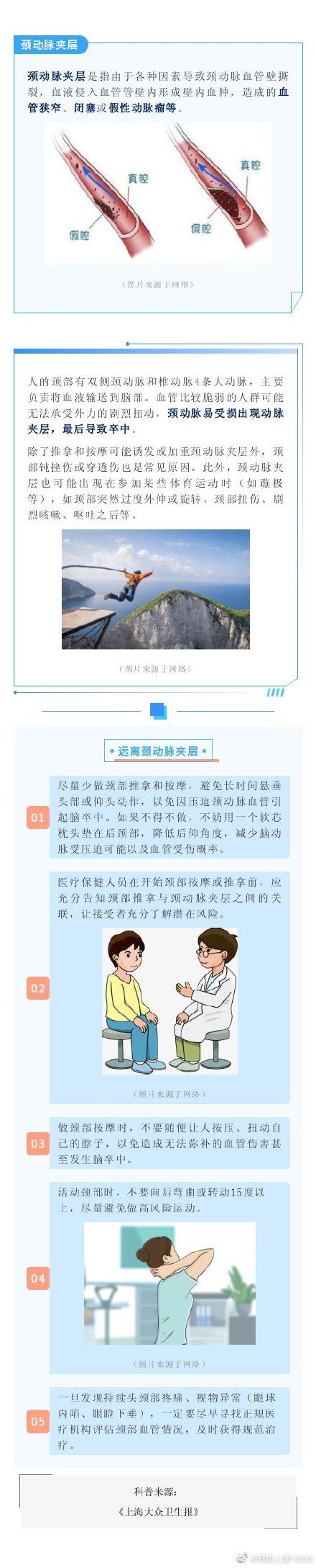按摩|颈部按摩有风险？颈动脉夹层了解一下！
