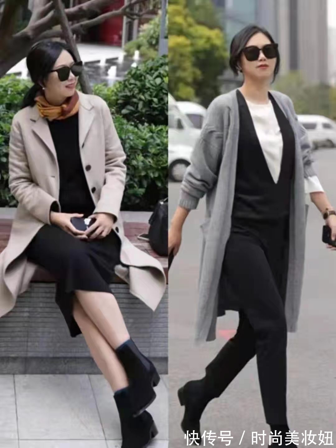 浅色|40岁微胖女人穿衣越简单越好,提升气质还高级,120斤也很时髦