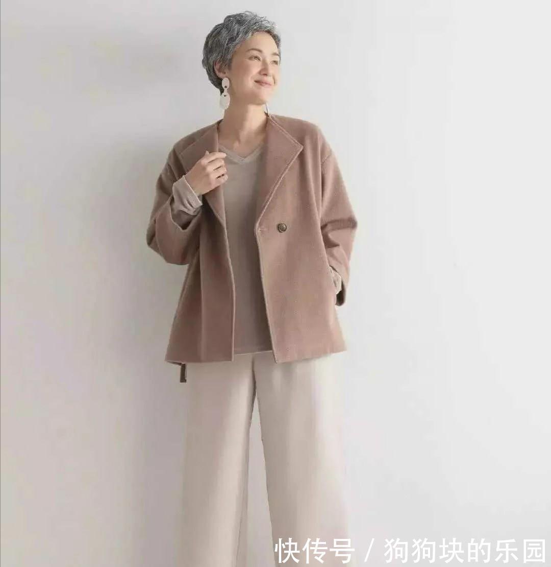 半身裙 满头白发不影响美丽，七八十岁奶奶精致的穿搭，时髦大气又显年轻