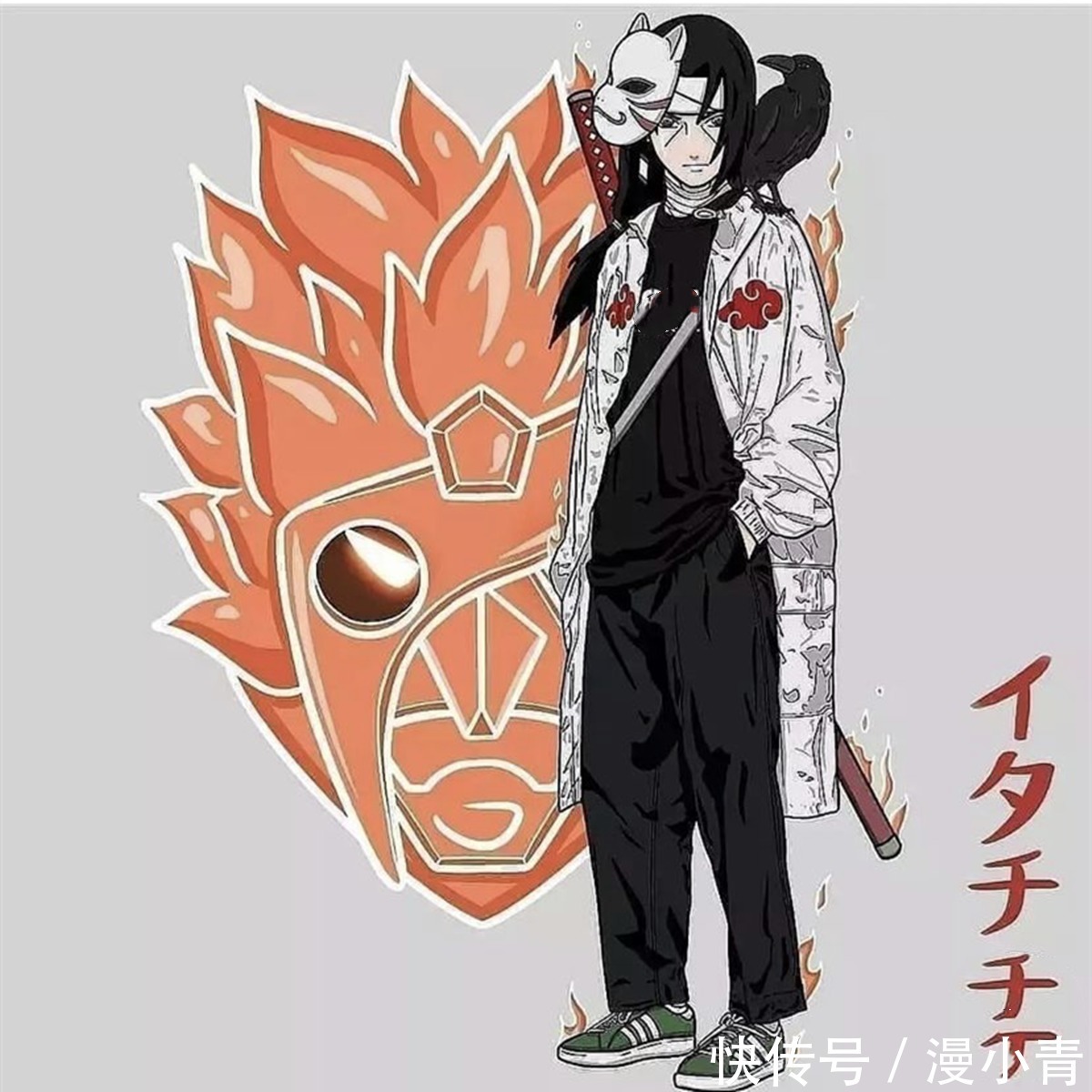 吊车尾|当《火影忍者》中的人物都穿上了潮牌服装，可能颜值要重新排序了
