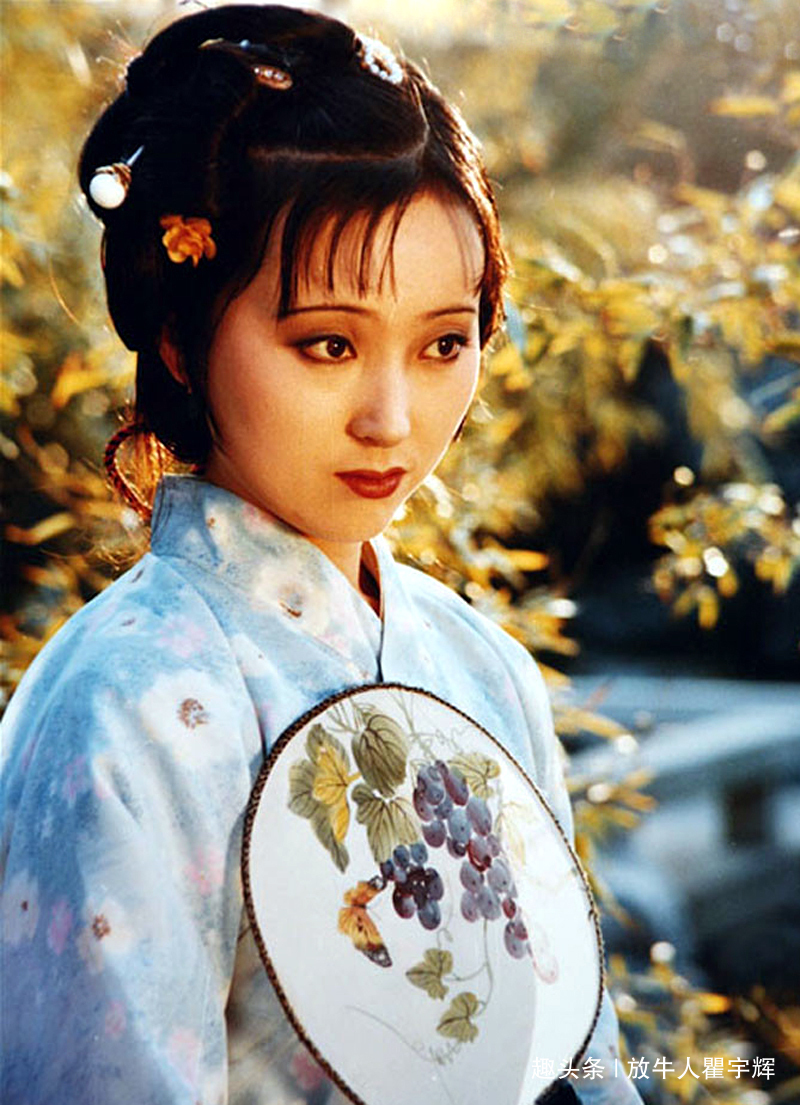 四大美女@陈晓旭,13张红楼梦剧照,真正的古典美人,天上掉下来的林妹妹