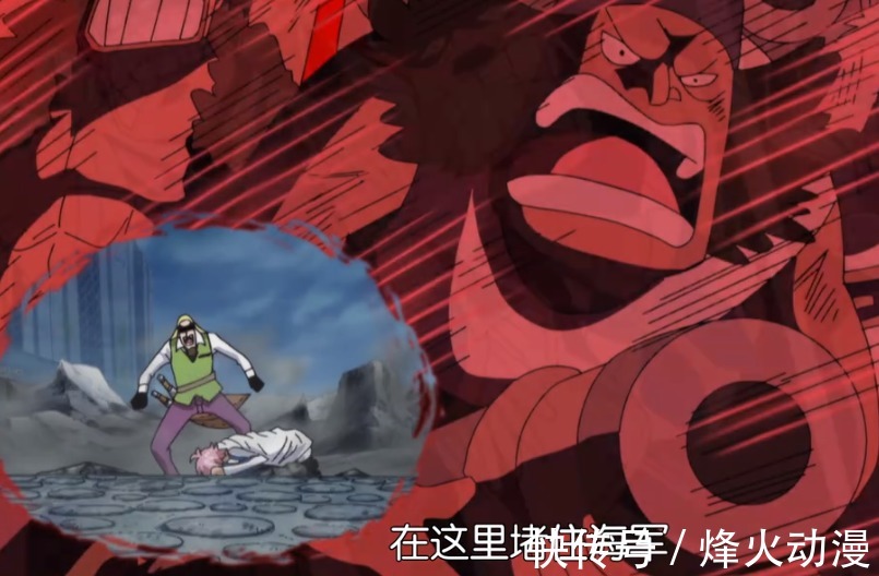 赤犬|海贼王:当年顶上战争,克比喊停赤犬,他这种行为有没有做错呢?