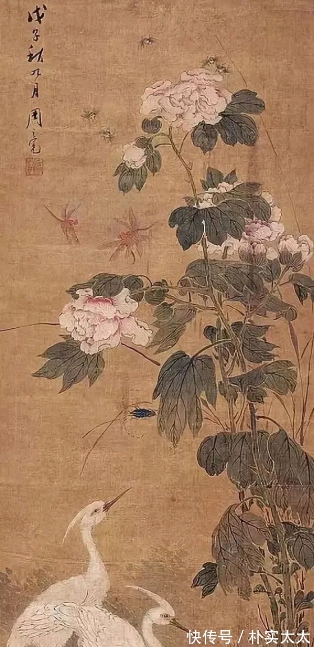 明代!周之冕|明代一位兼工带写的花鸟画家