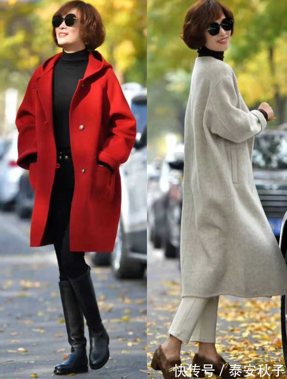大衣 过了50岁的女人,冬日穿搭要远离紧身裤!很土、更显胖!