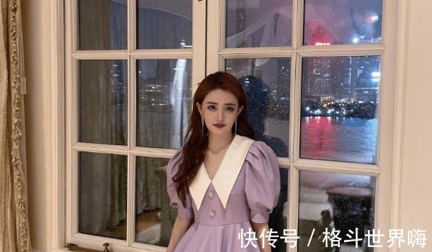 娃娃领|徐璐美颜开得也太过,差点让人认不出,多亏秀出了“漫画腿”!