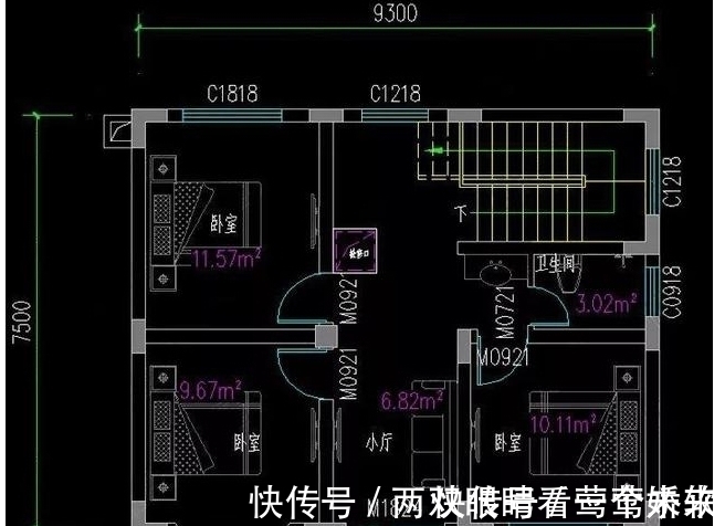 小户型|17万以下建两层小户型自建房,五室两厅功能齐全