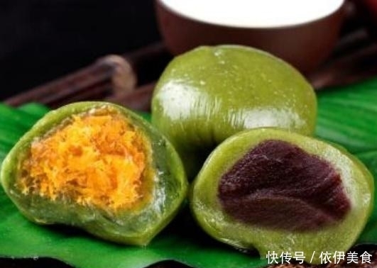 青团|肉松蛋黄青团外面买太贵,教你简单又好吃的做法,味道一点都不差