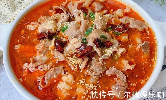 家常|家常水煮牛肉!辣到刚刚好!肉质嫩滑,配料任加