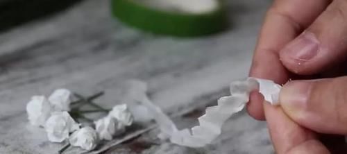 想到|谁能想到这么浪漫的满天星,竟是卫生纸揉的假花,附教程