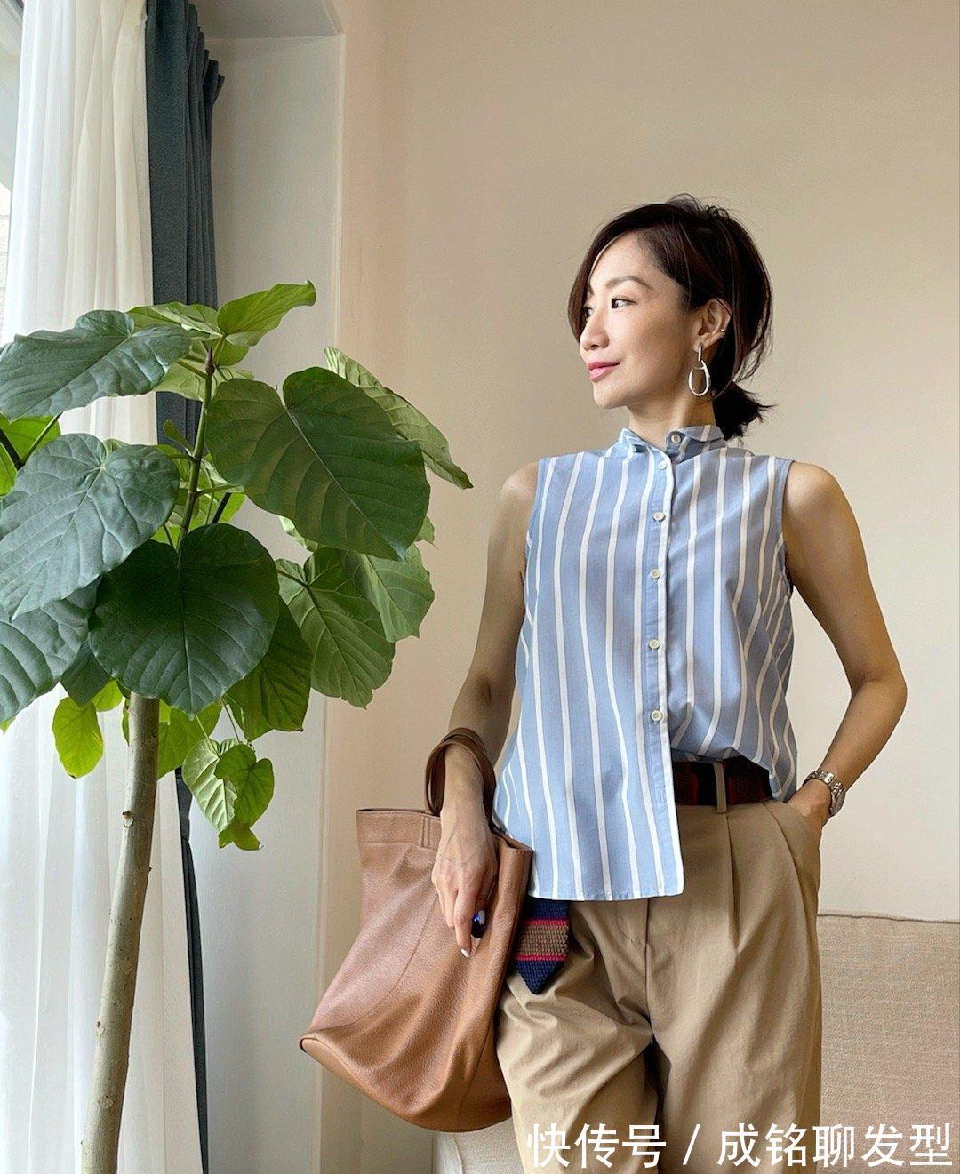 t恤|时尚圈中40岁女人这样穿,用简单的单品穿出减龄感,时髦又显气质