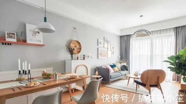 小浪漫|89㎡三居室,厨房设计了内开窗,没想到效果这么好,真装对了
