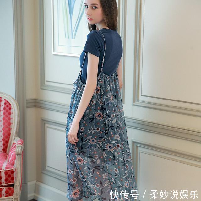 时尚修身连衣裙,省去搭配烦恼,上身清爽也不失优雅女人味