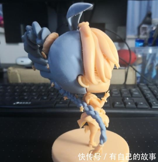 手办|斗罗小舞Q版手办曝光,蓝色头发,身材比例绝佳,造型很灵动!