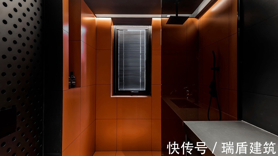 水泥板|120㎡简约高级黑，这样设计超有范！