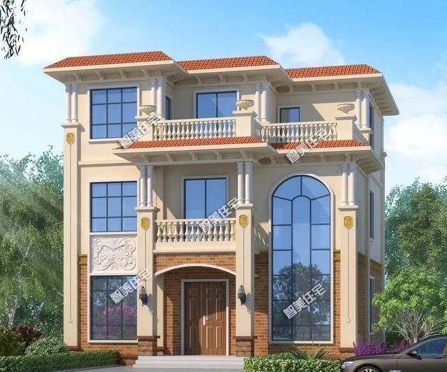 户型|在村里省钱盖洋房,那肯定要选择平屋顶户型,颜值也很在线哦!