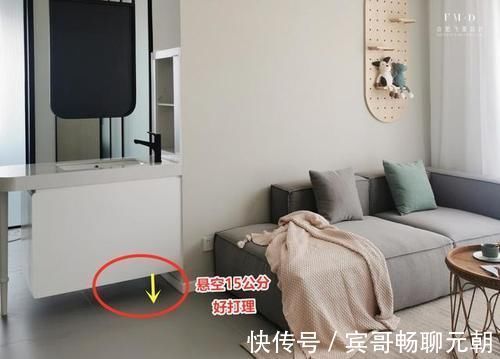 台面|拜托隔断别再砌墙了，延伸1米1长洗漱台，客厅多得个1㎡，多牛