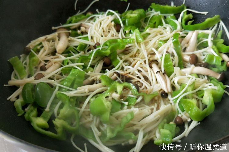 蟹味菇|青椒和此物一起炒,比肉还好吃,美味下饭,血管通畅了,早食早好