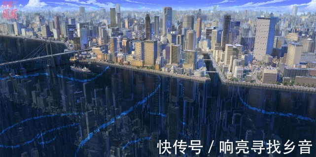 城市|二次元美图当你生活的城市变成动漫风，满满的梦幻！