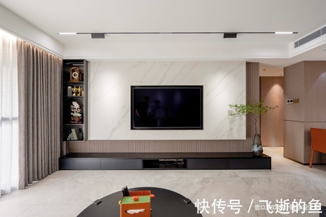 钢结构|127㎡客餐厨一体-洄游动线极简美家!