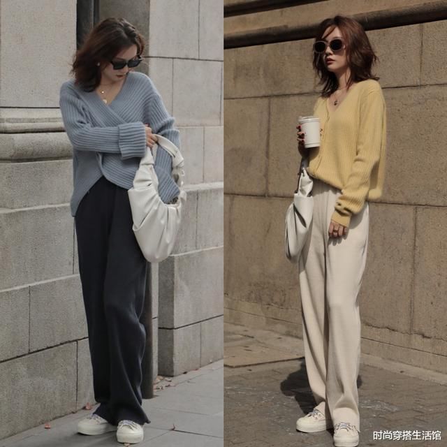 这才是40岁女人该有的打扮，“短上衣+裤子”，简约大方显气质