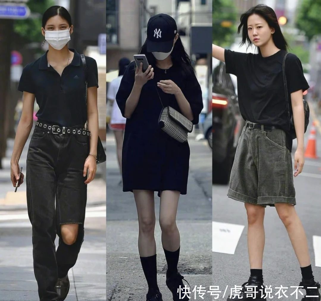 单品|论“黑色系”搭配，就服韩国时髦精，出街装高级个性不失街头感