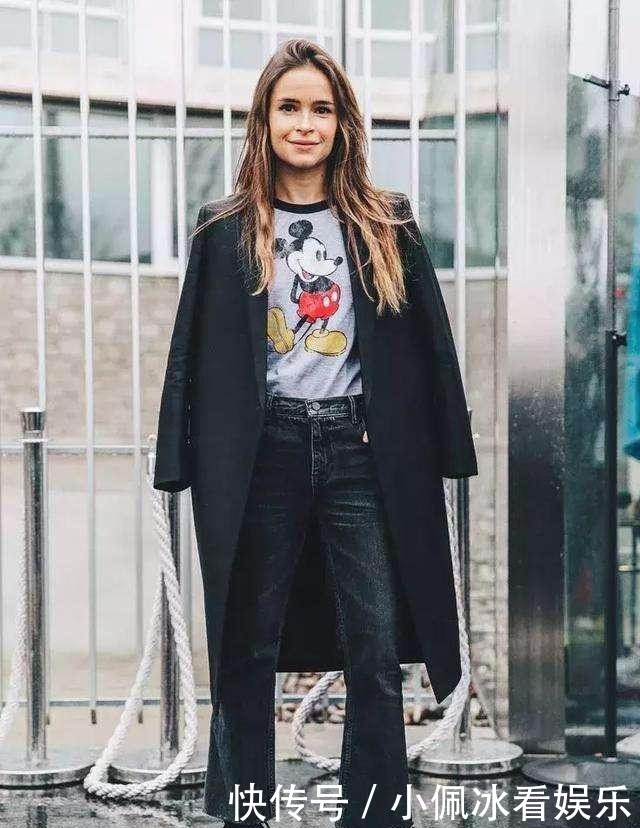 穿搭|今冬火了一种穿法,叫“厚外套+喇叭裤”,精致优雅又保暖,爱了